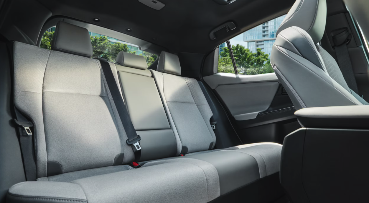 2026 Toyota C-HR rear seating and cabin space