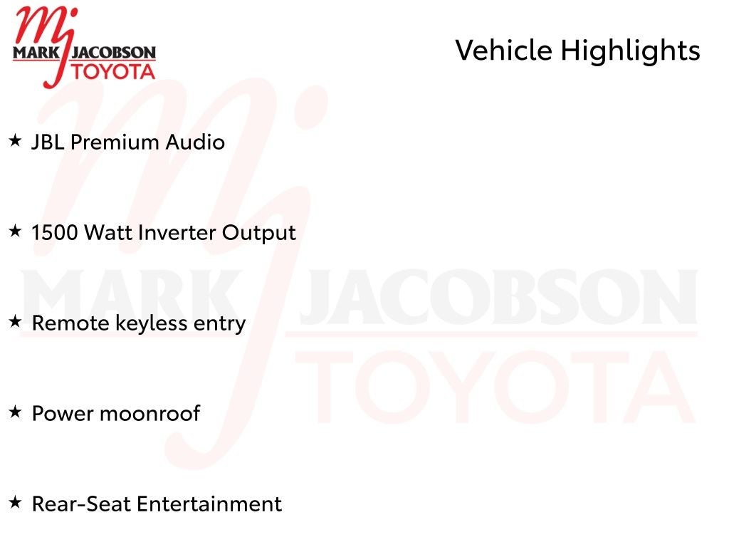 2026 Toyota Sienna XLE