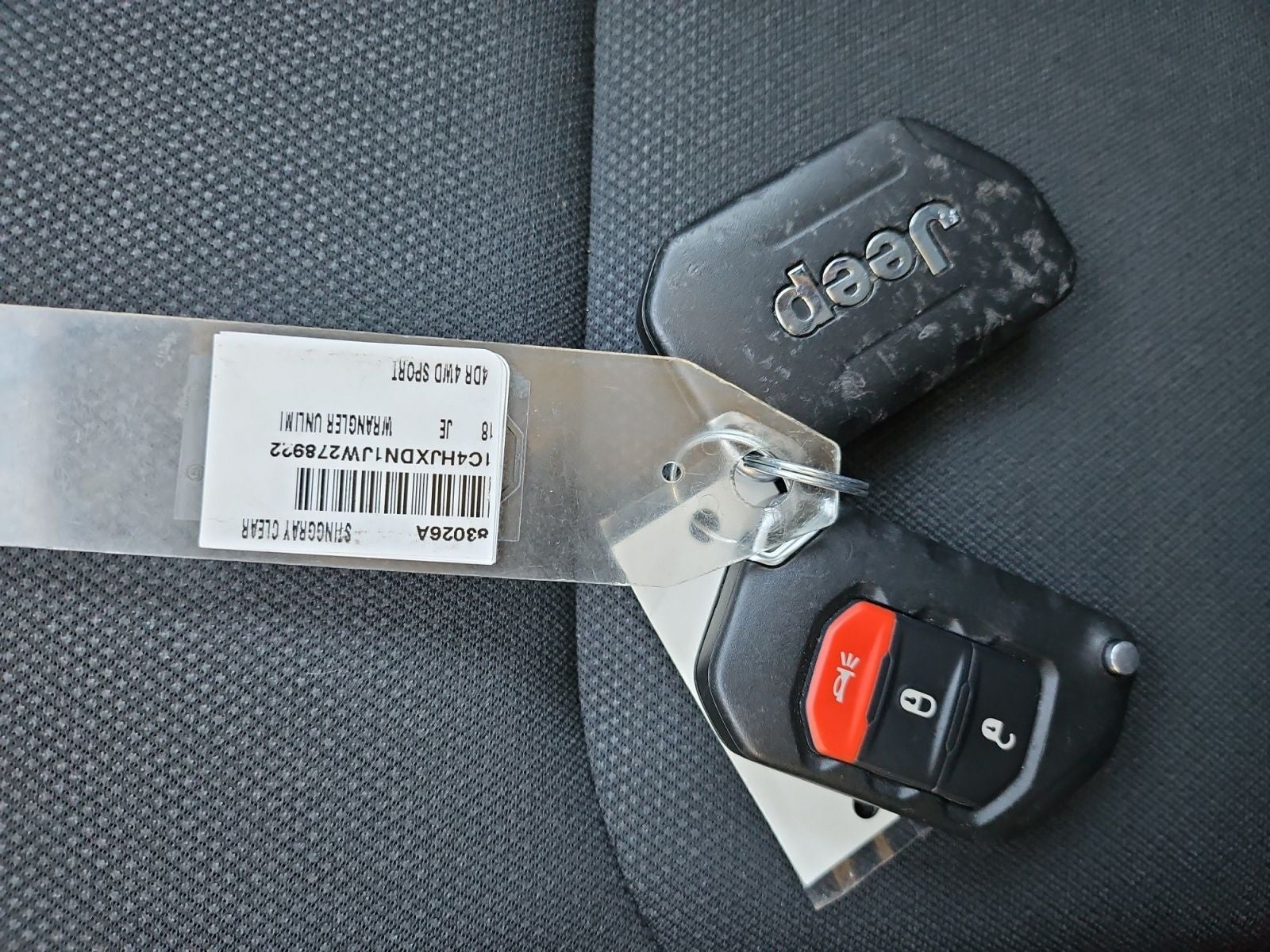 2018 Jeep Wrangler Unlimited Sport S