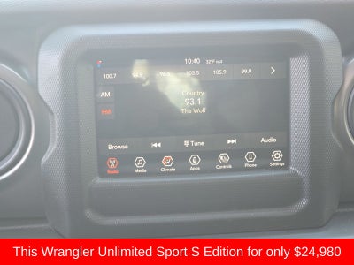 2022 Jeep Wrangler Unlimited Sport S