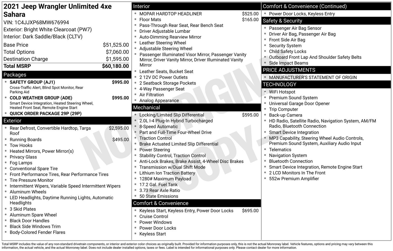2021 Jeep Wrangler Unlimited Sahara 4xe