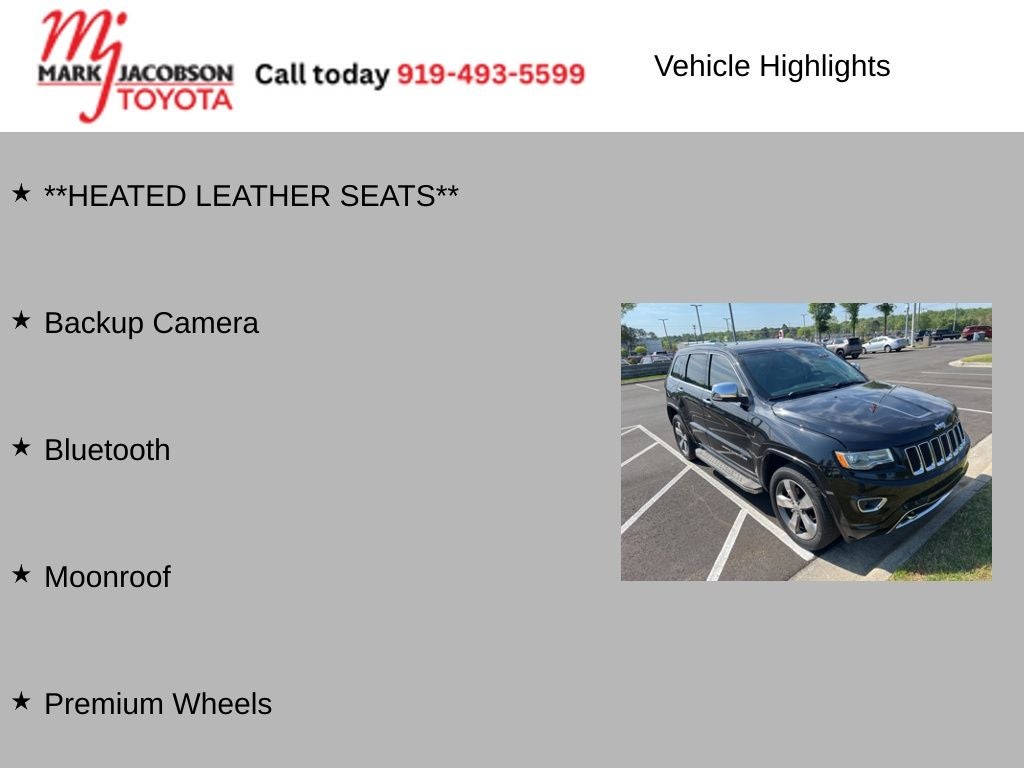 2015 Jeep Grand Cherokee Overland