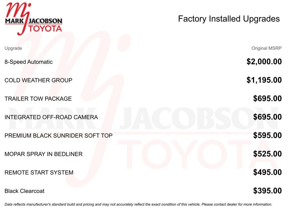 2022 Jeep Gladiator Mojave