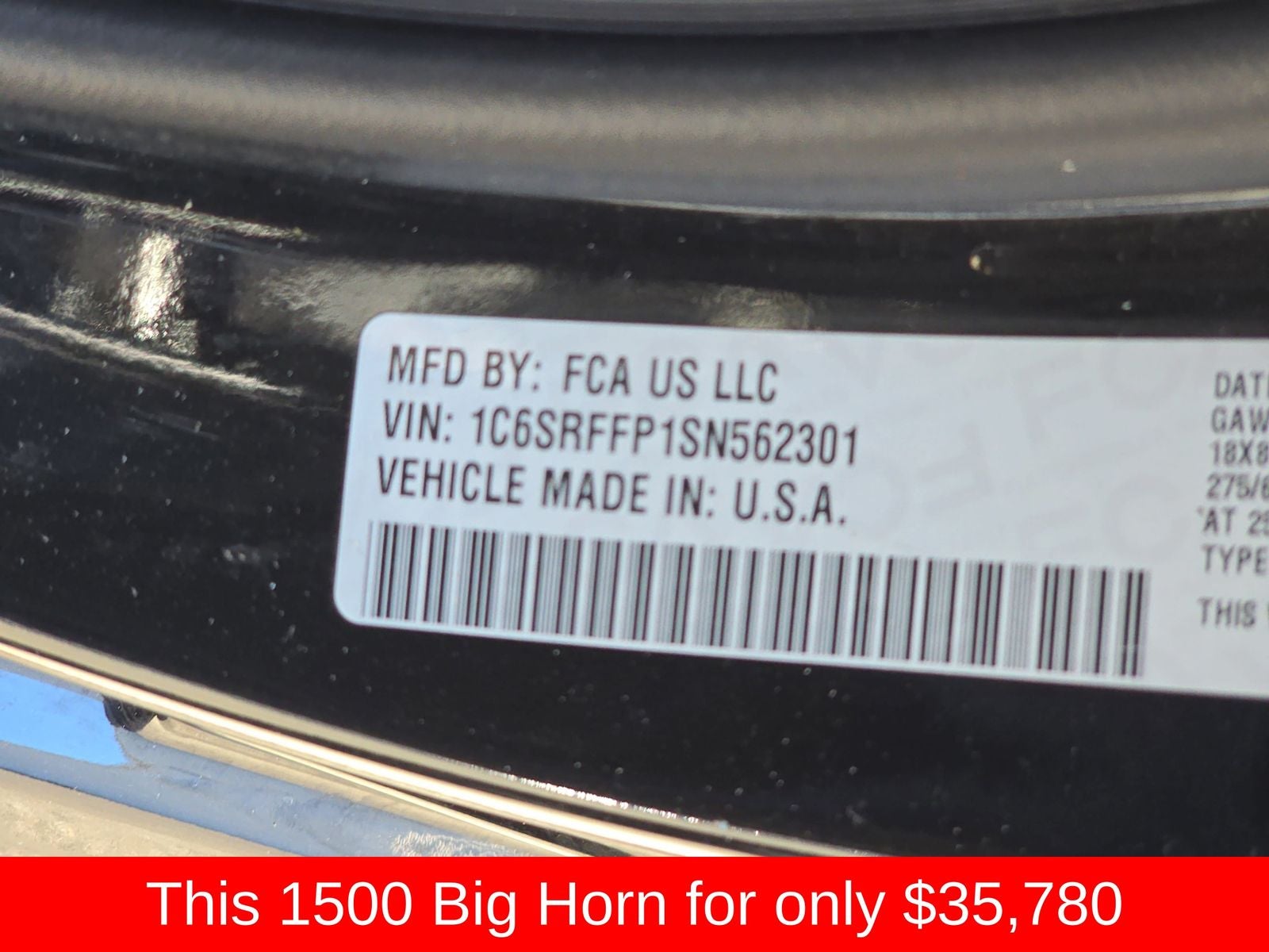 2025 RAM 1500 Big Horn/Lone Star