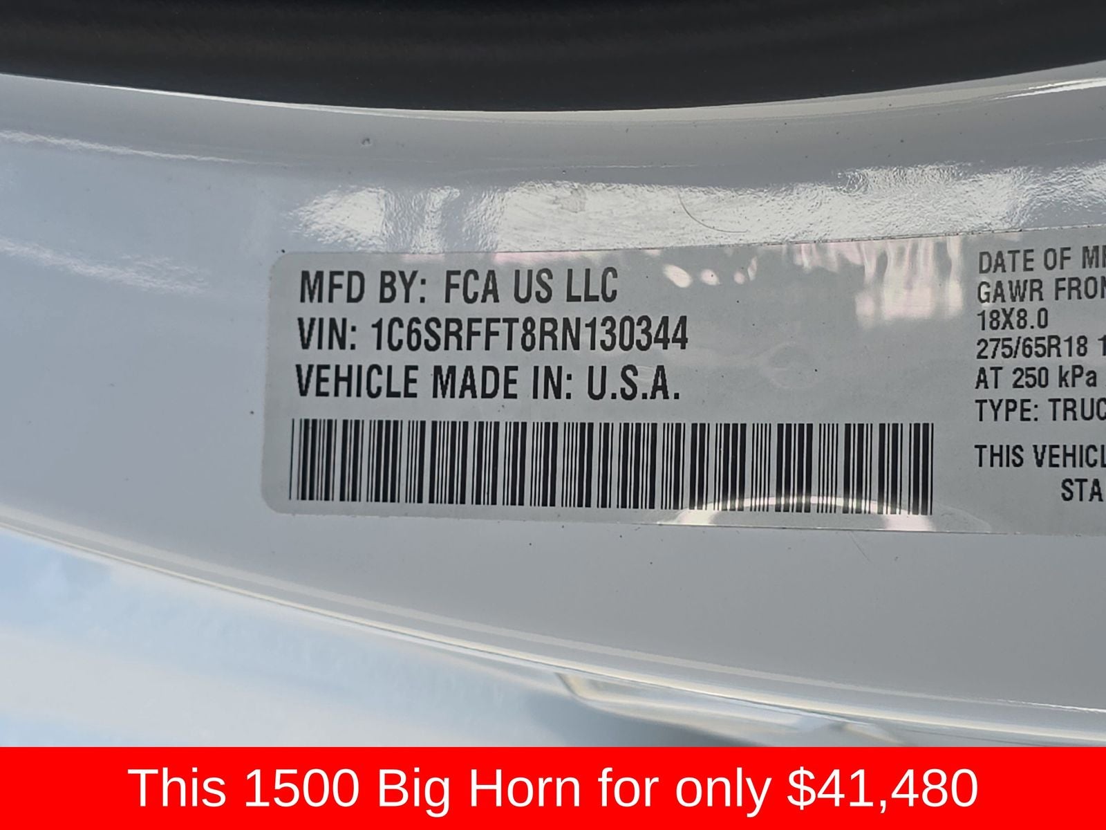 2024 RAM 1500 Big Horn/Lone Star