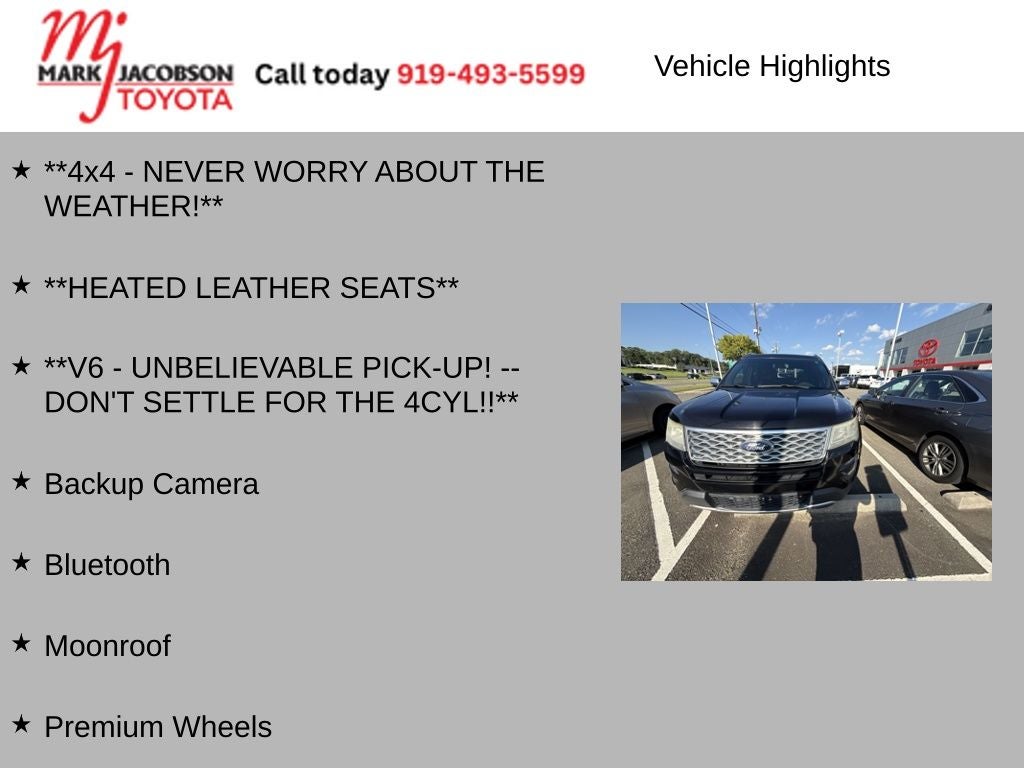 2016 Ford Explorer Platinum