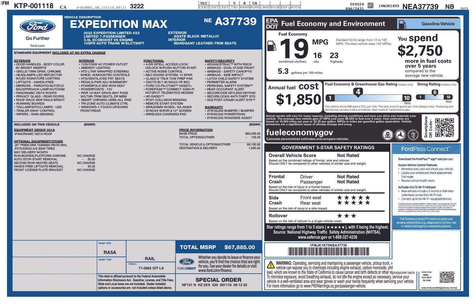 2022 Ford Expedition Max Limited