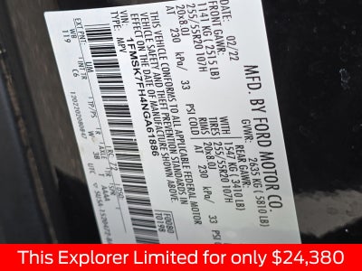 2022 Ford Explorer Limited