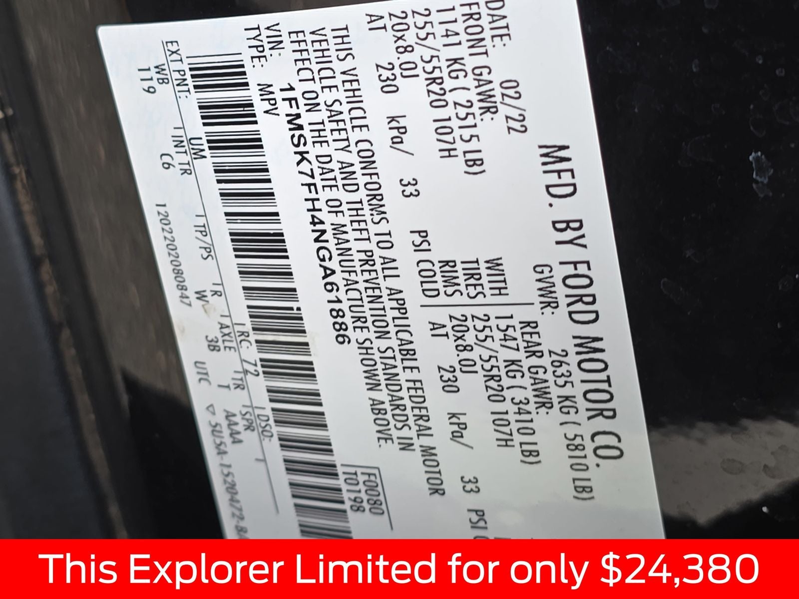 2022 Ford Explorer Limited