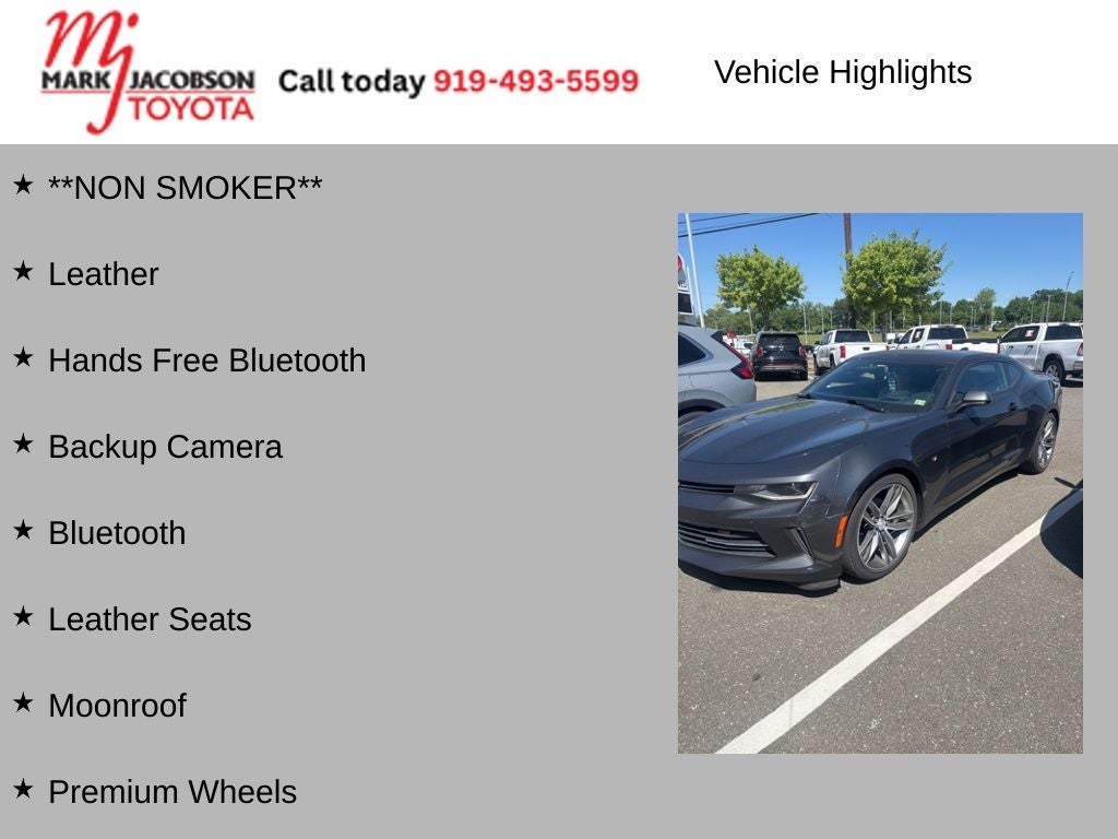 2016 Chevrolet Camaro 2LT 2LT