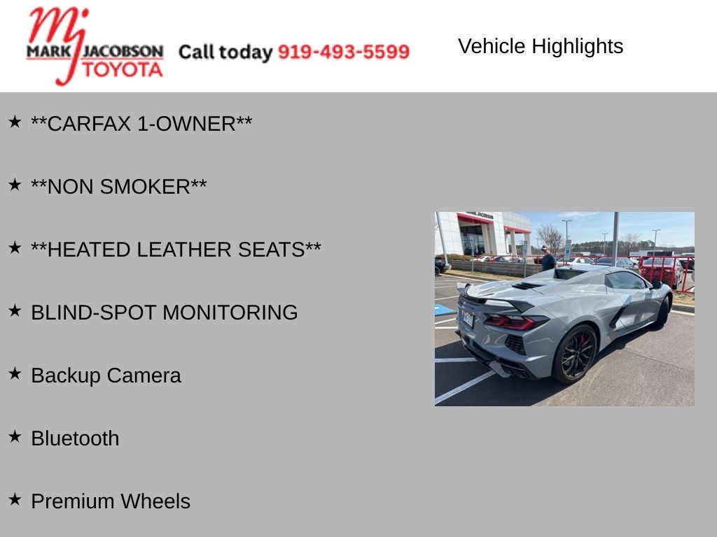 2024 Chevrolet Corvette Stingray 2LT