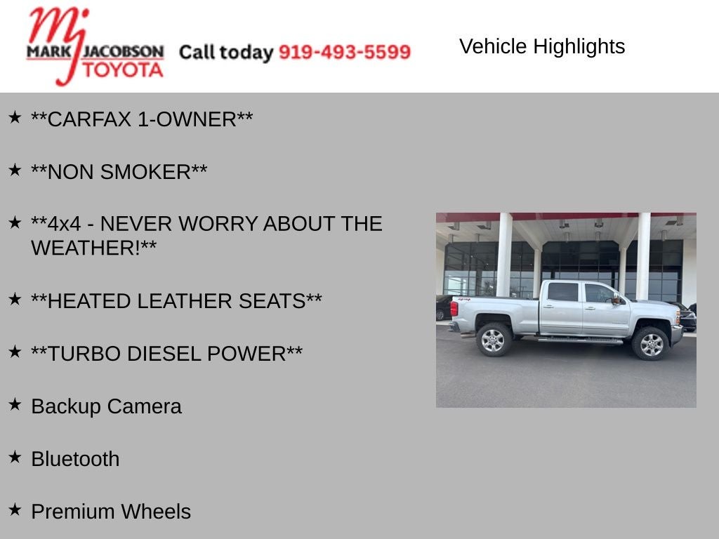 2018 Chevrolet Silverado 2500HD LTZ