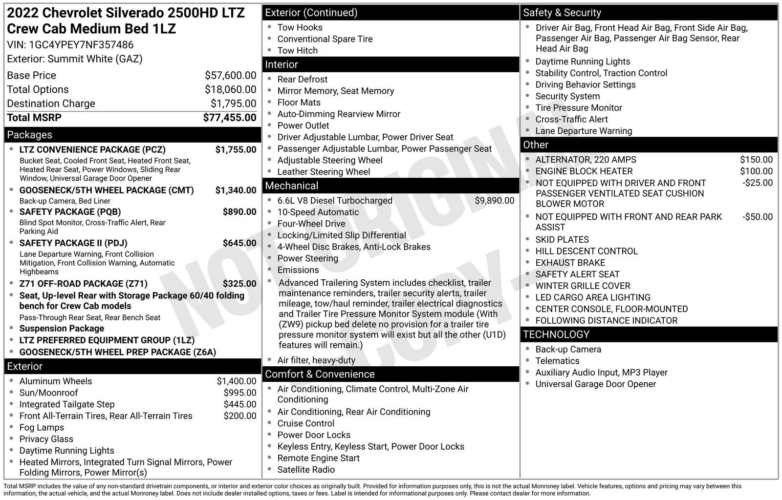 2022 Chevrolet Silverado 2500HD LTZ