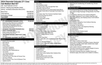 2024 Chevrolet Colorado Z71
