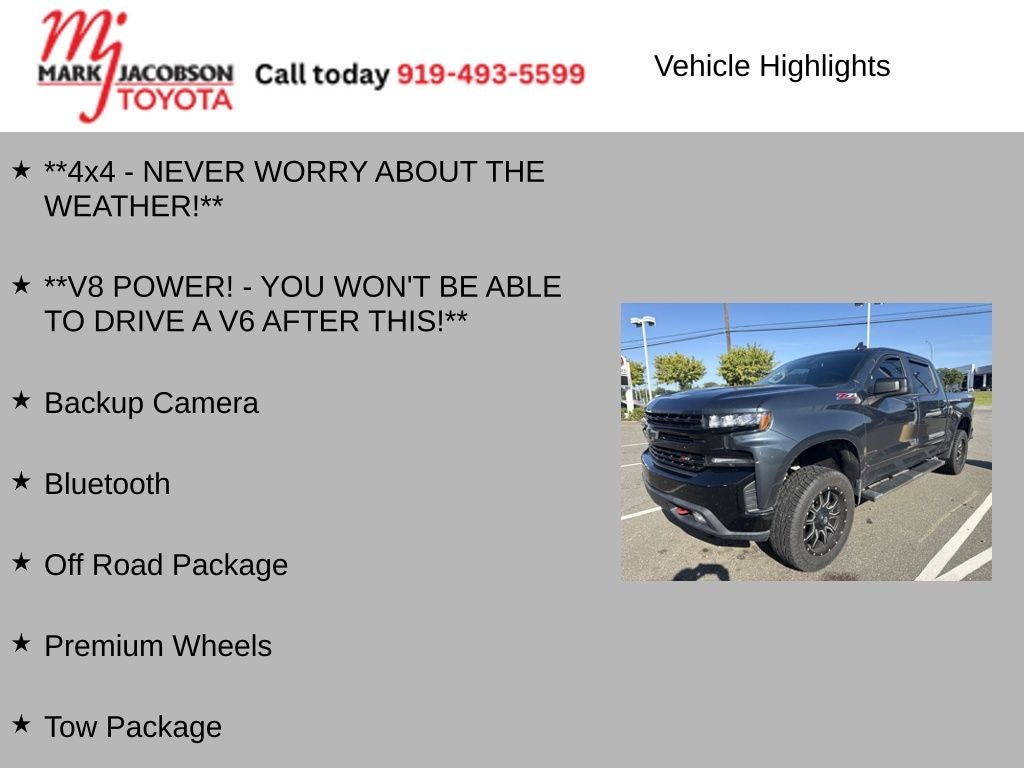 2019 Chevrolet Silverado 1500 LT Trail Boss