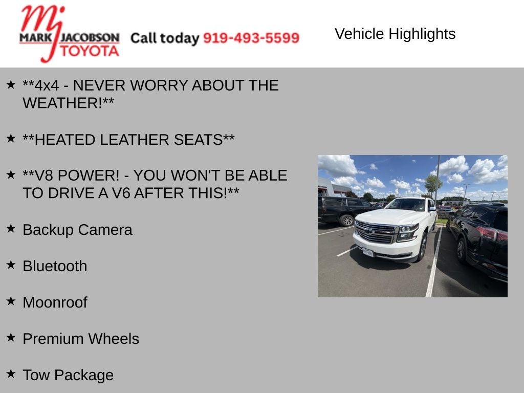 2018 Chevrolet Tahoe Premier
