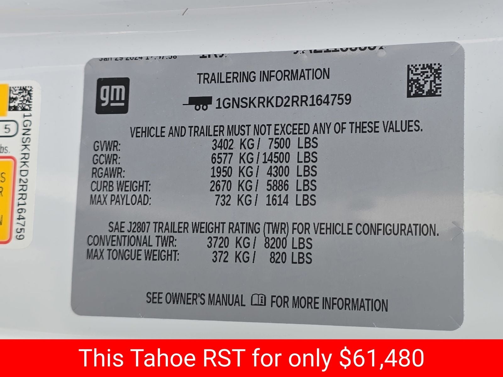 2024 Chevrolet Tahoe RST