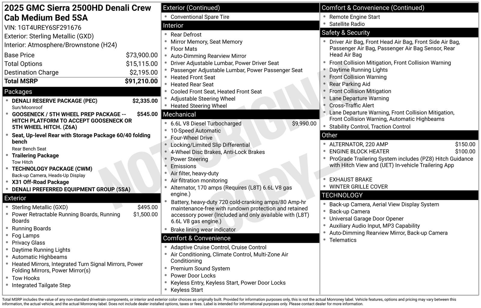 2025 GMC Sierra 2500HD Denali