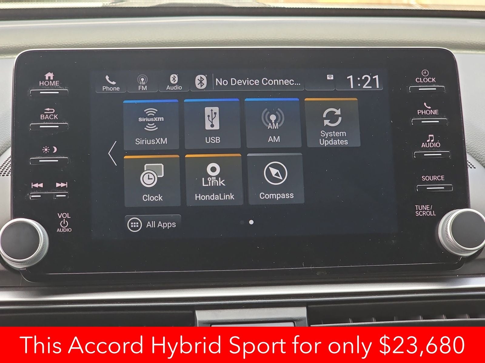 2022 Honda Accord Hybrid Sport