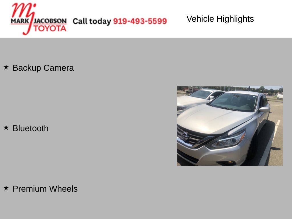 2016 Nissan Altima 2.5 SV