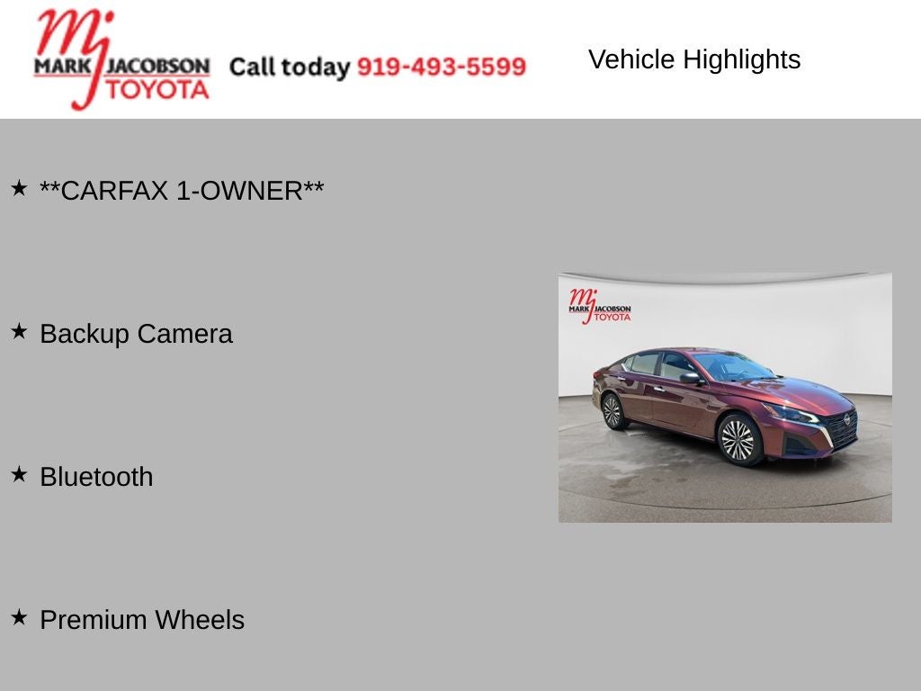 2025 Nissan Altima 2.5 SV