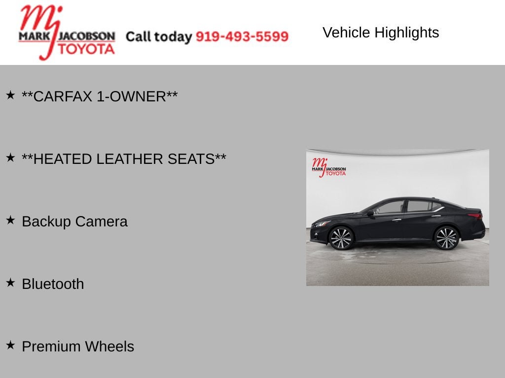 2020 Nissan Altima 2.5 Platinum