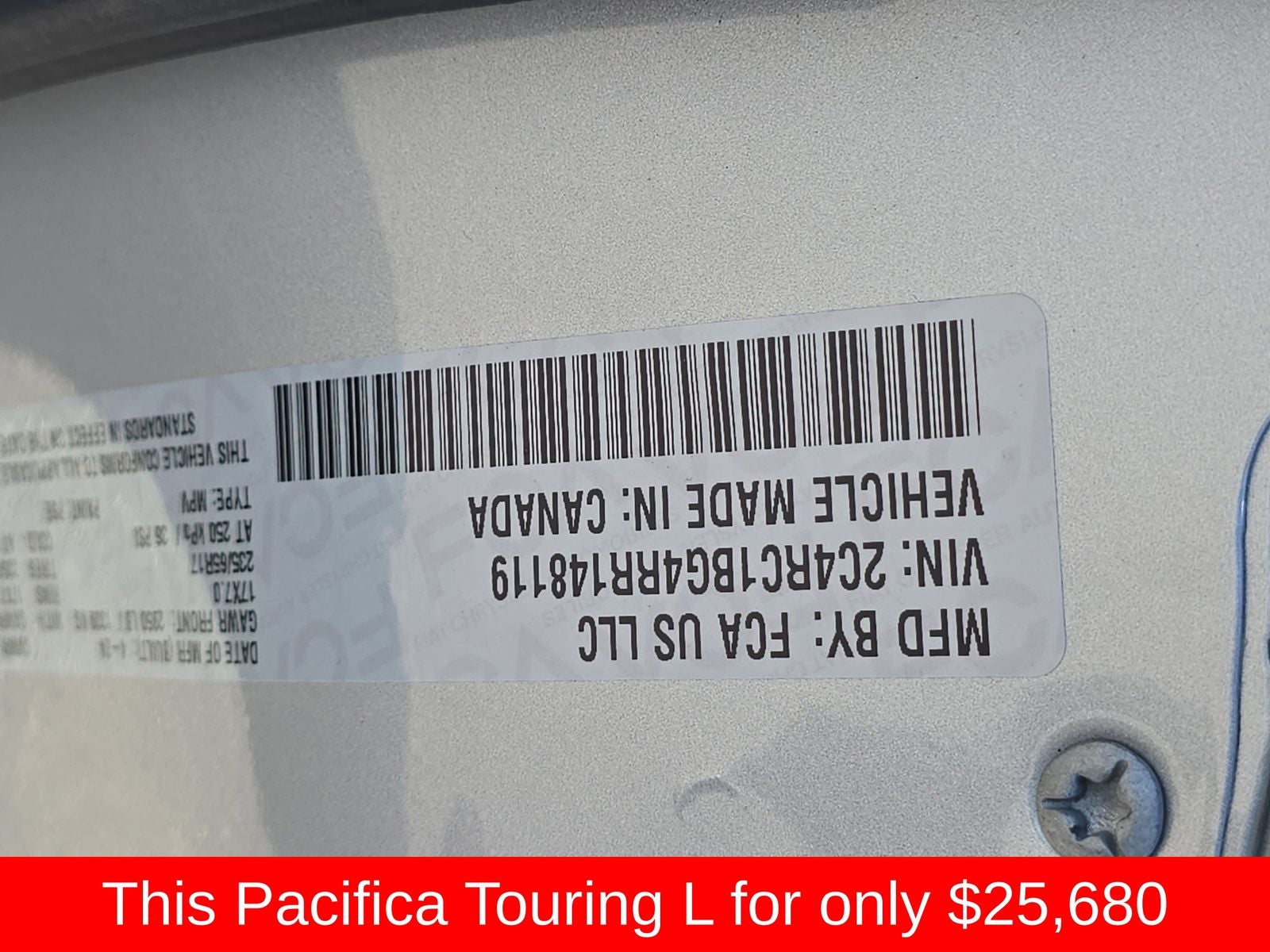 2024 Chrysler Pacifica Touring L