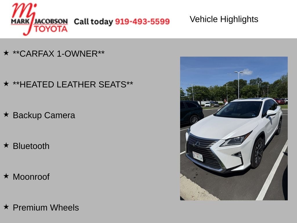 2018 Lexus RX 350