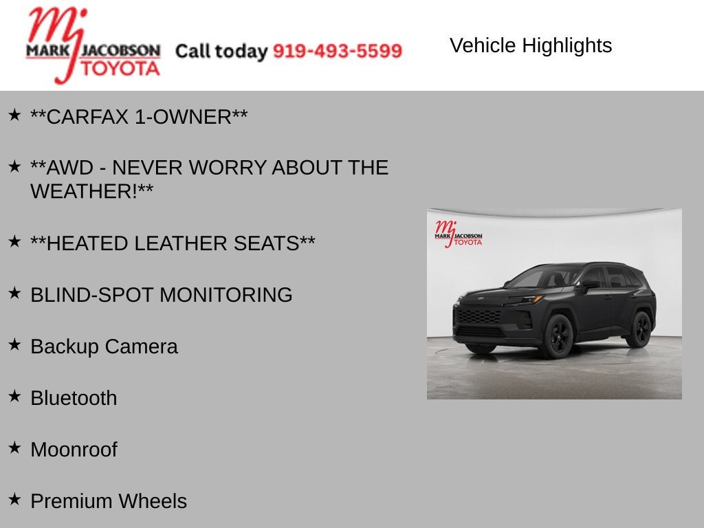2026 Toyota RAV4 XLE Premium