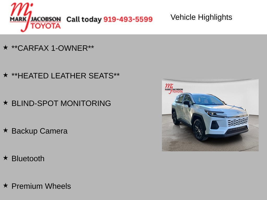 2026 Toyota RAV4 XLE Premium