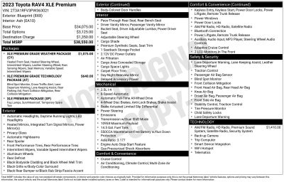 2023 Toyota RAV4 XLE Premium