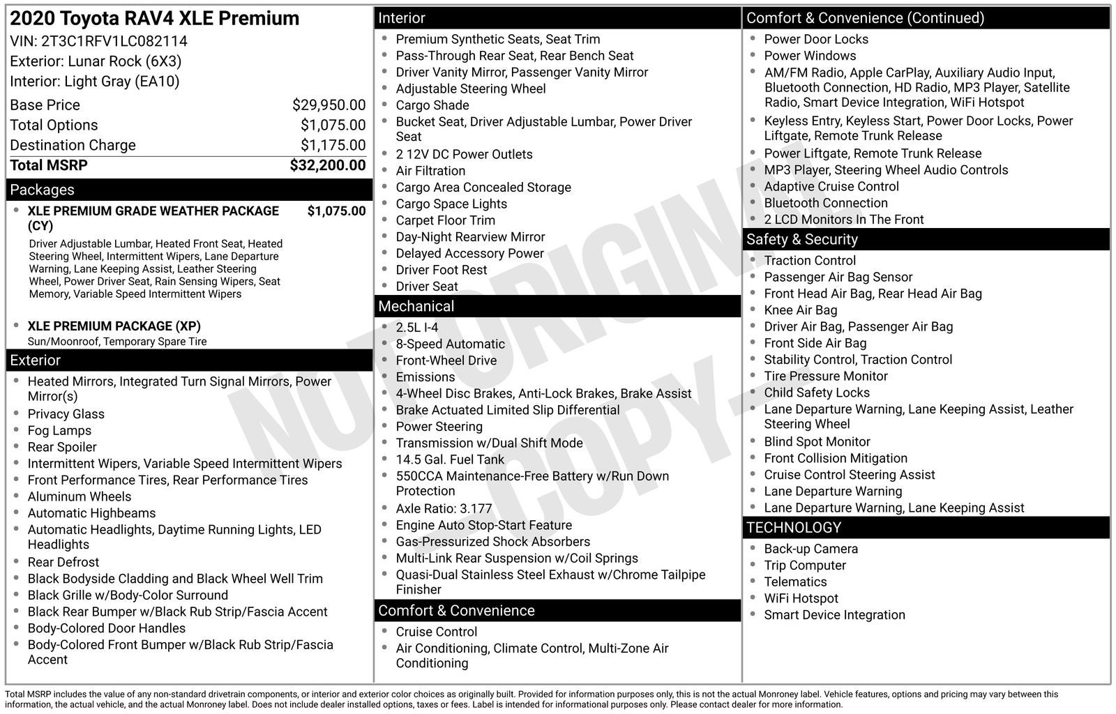 2020 Toyota RAV4 XLE Premium