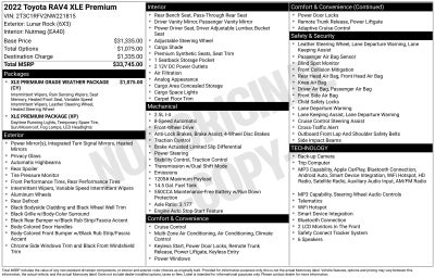 2022 Toyota RAV4 XLE Premium