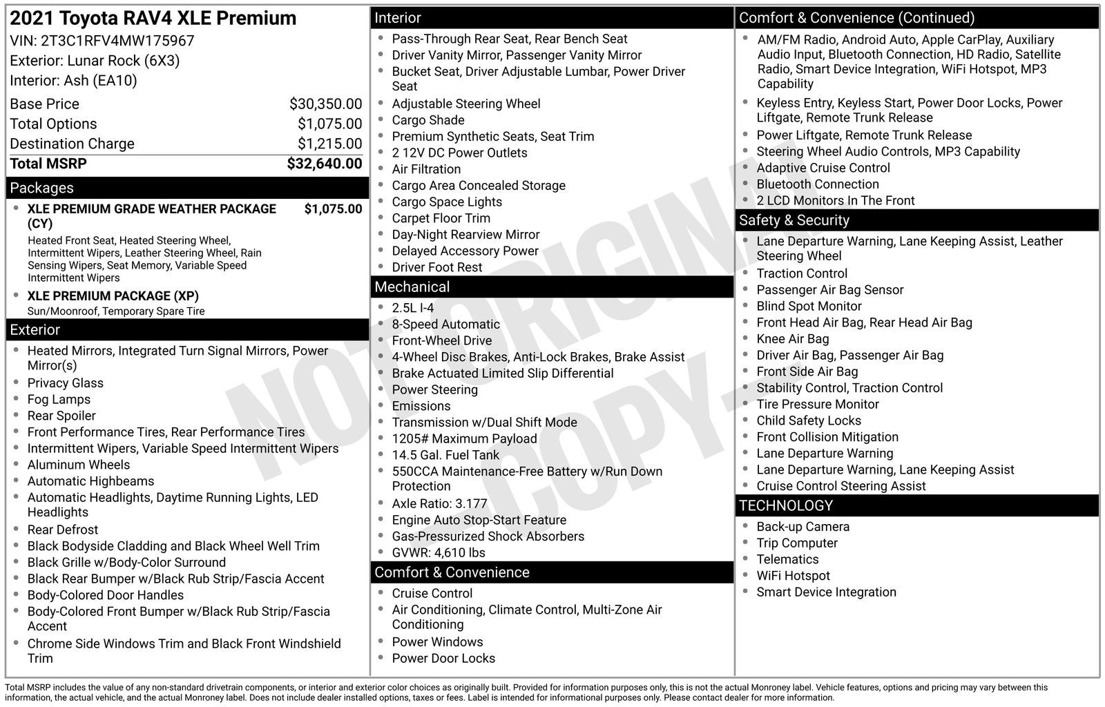 2021 Toyota RAV4 XLE Premium