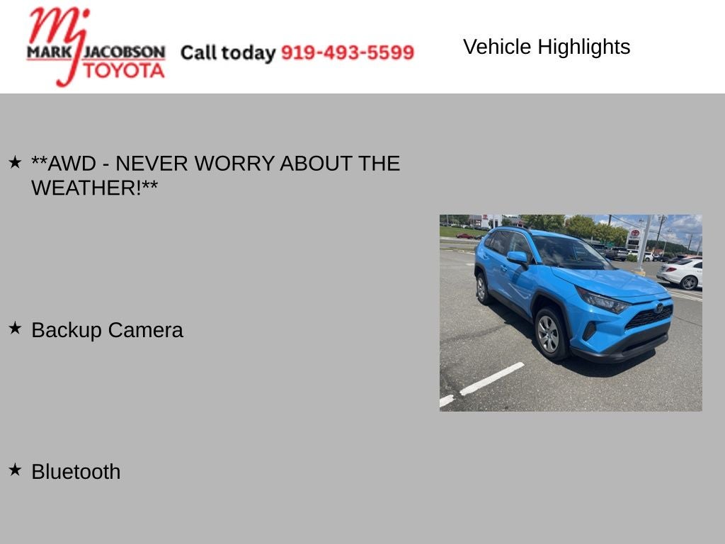 2021 Toyota RAV4 LE