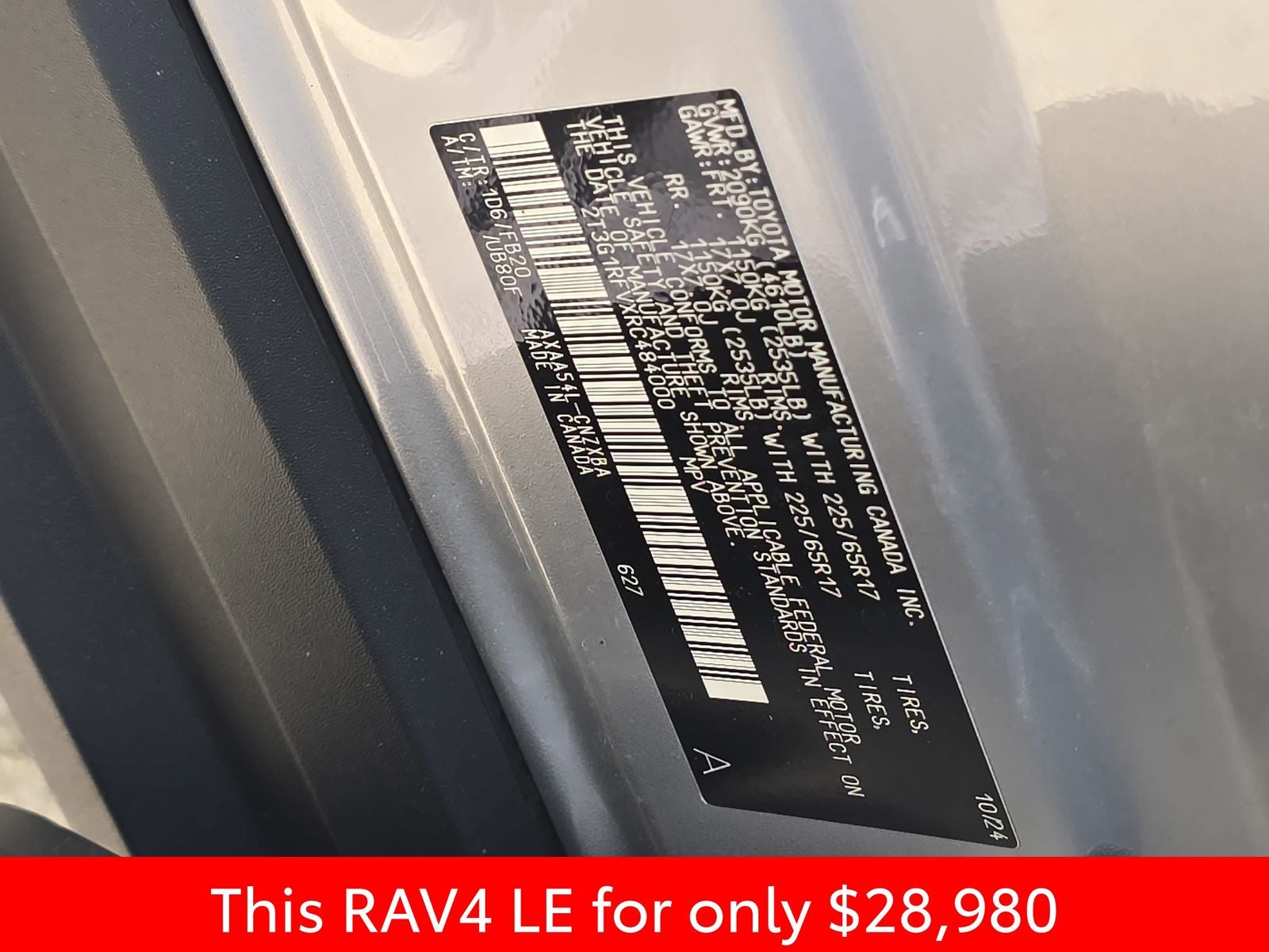 2024 Toyota RAV4 LE