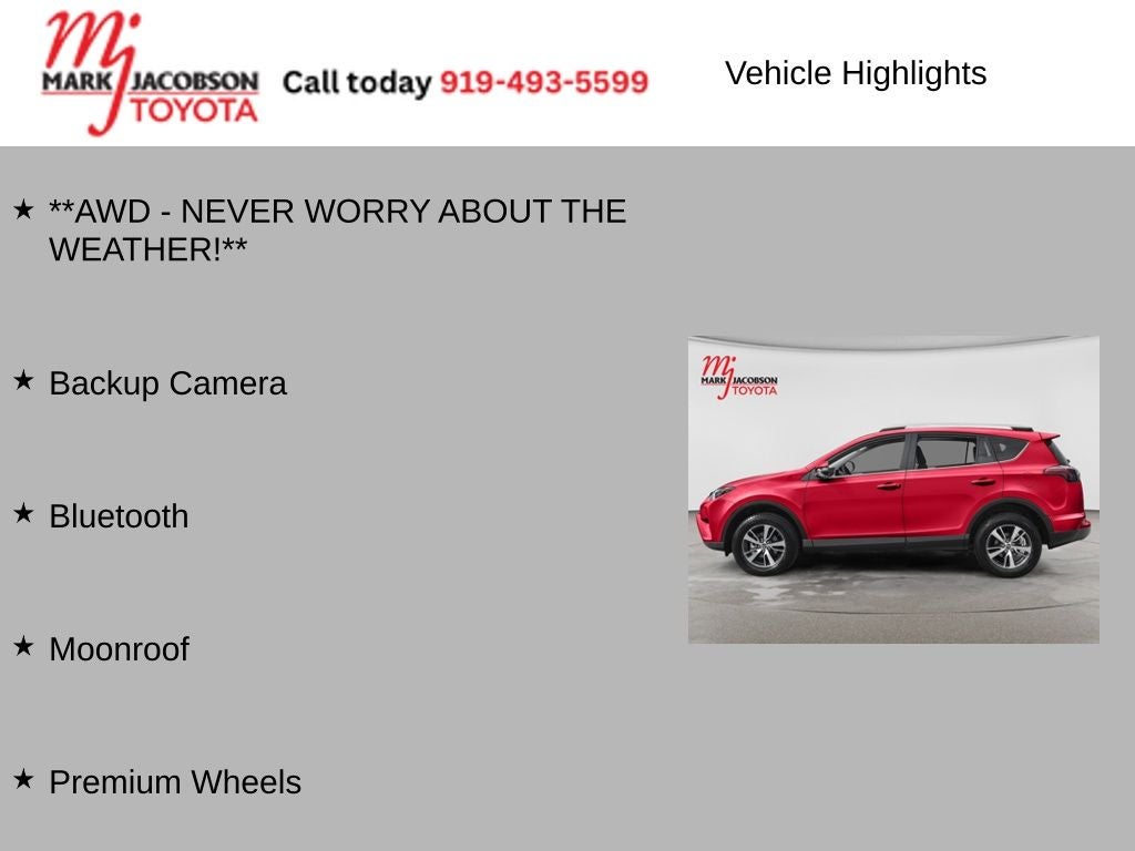 2018 Toyota RAV4 XLE