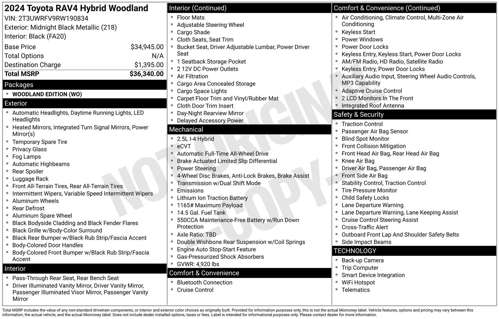2024 Toyota RAV4 Hybrid Woodland Edition