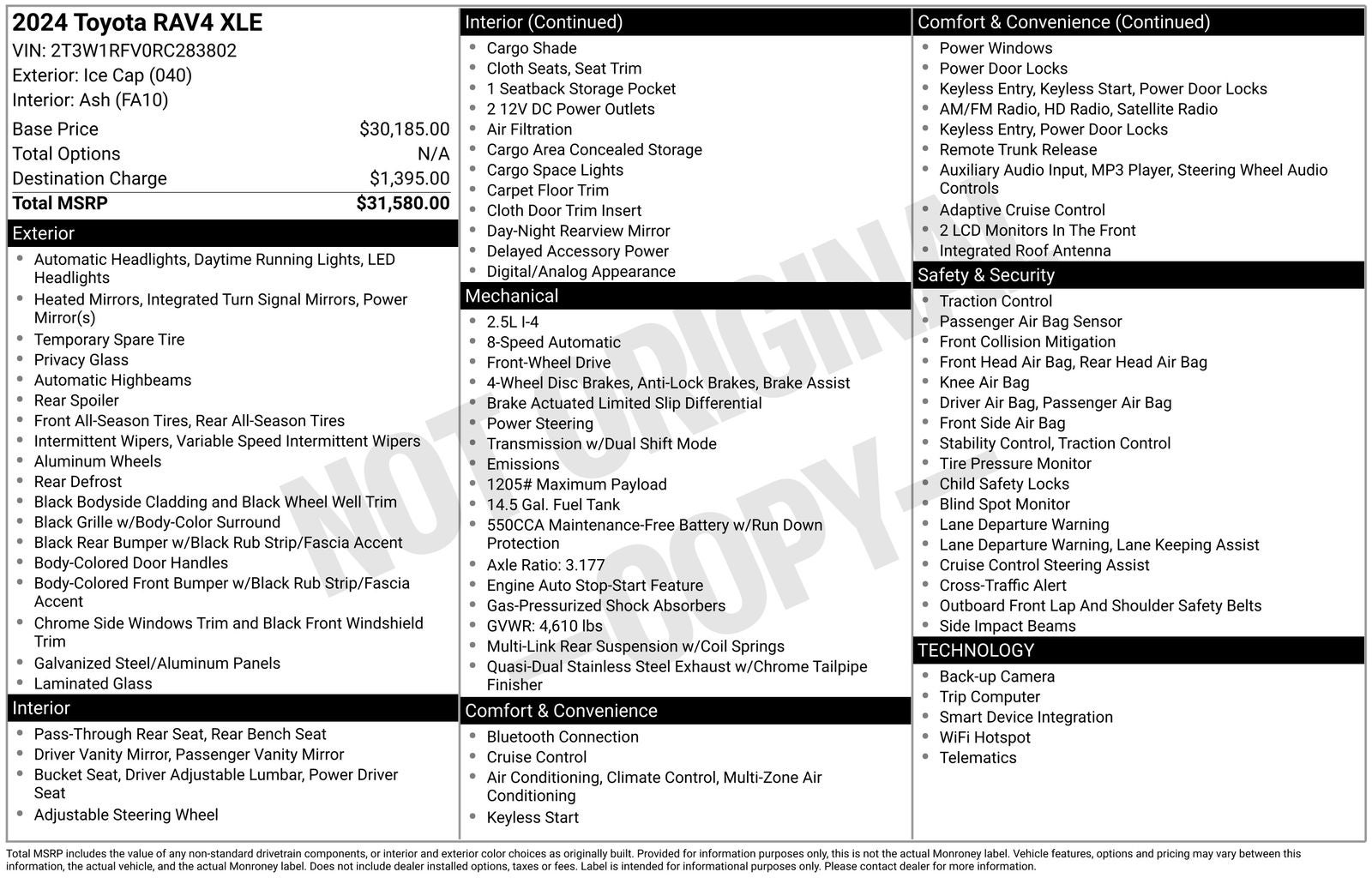 2024 Toyota RAV4 XLE