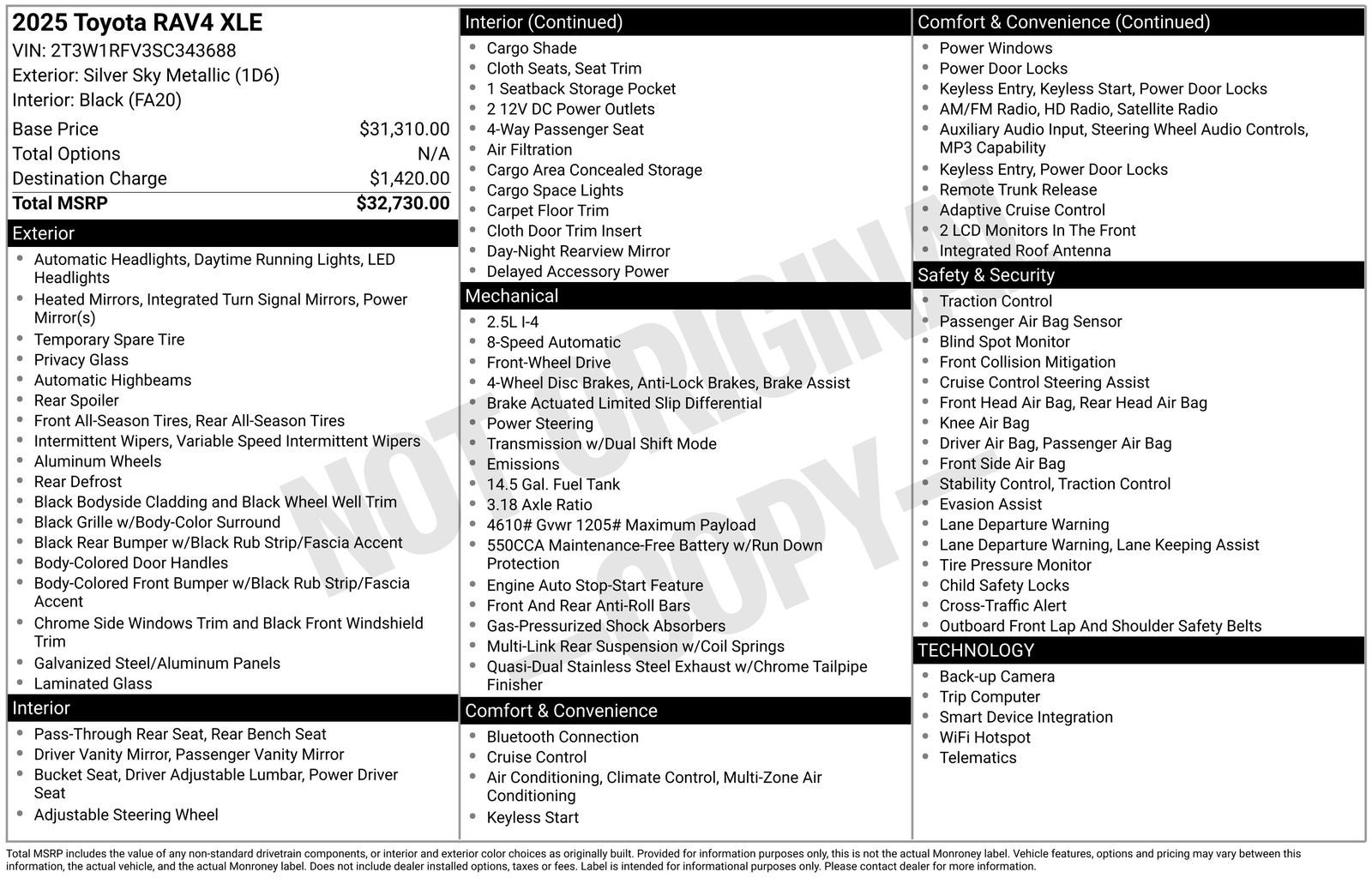 2025 Toyota RAV4 XLE