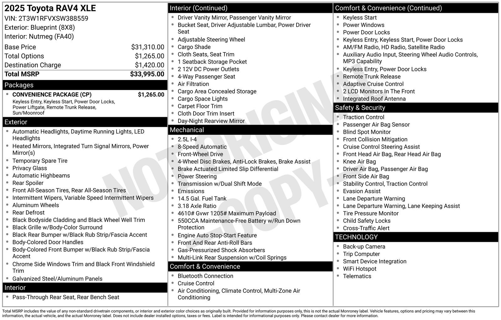 2025 Toyota RAV4 XLE