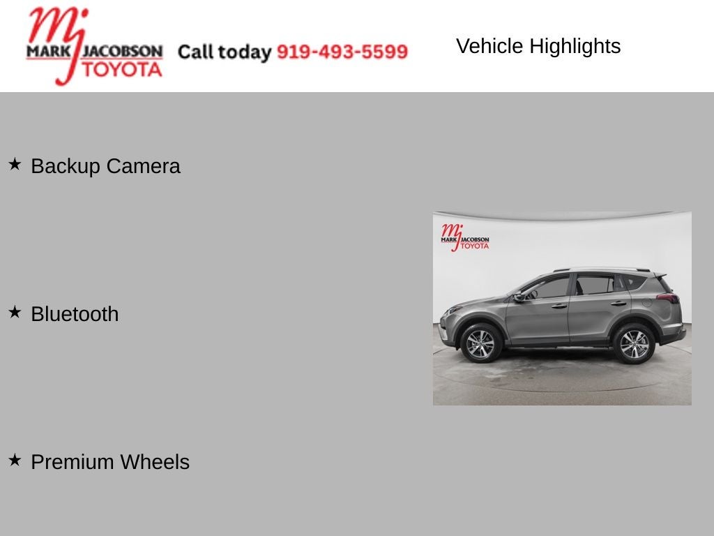 2018 Toyota RAV4 XLE