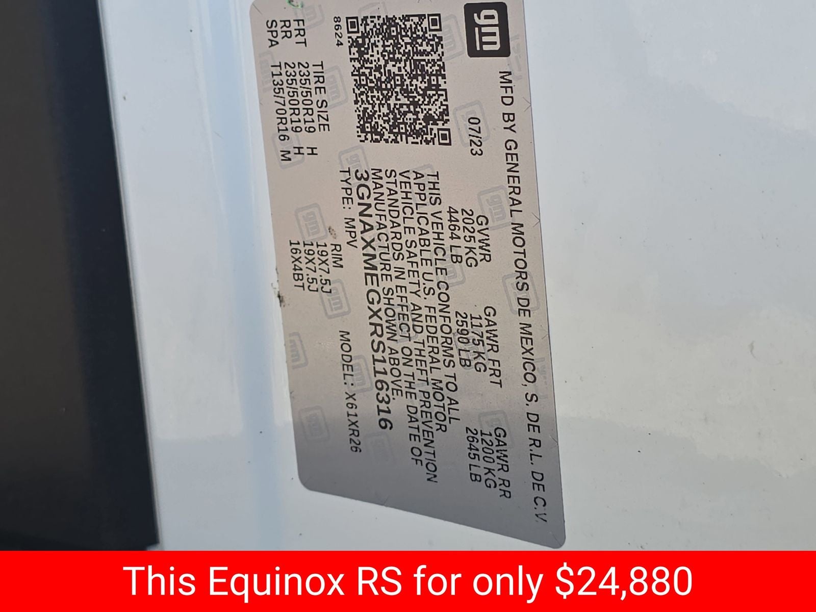 2024 Chevrolet Equinox RS
