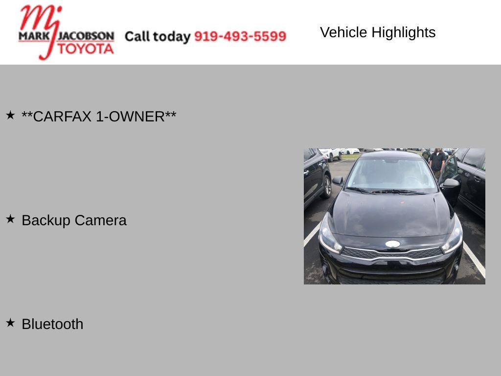 2018 Kia Rio LX