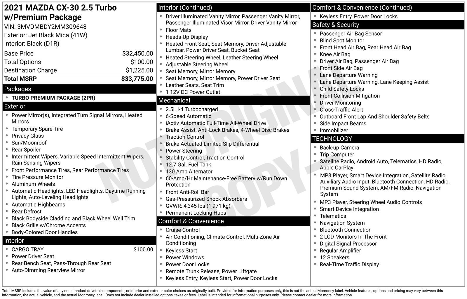 2021 Mazda Mazda CX-30 Turbo