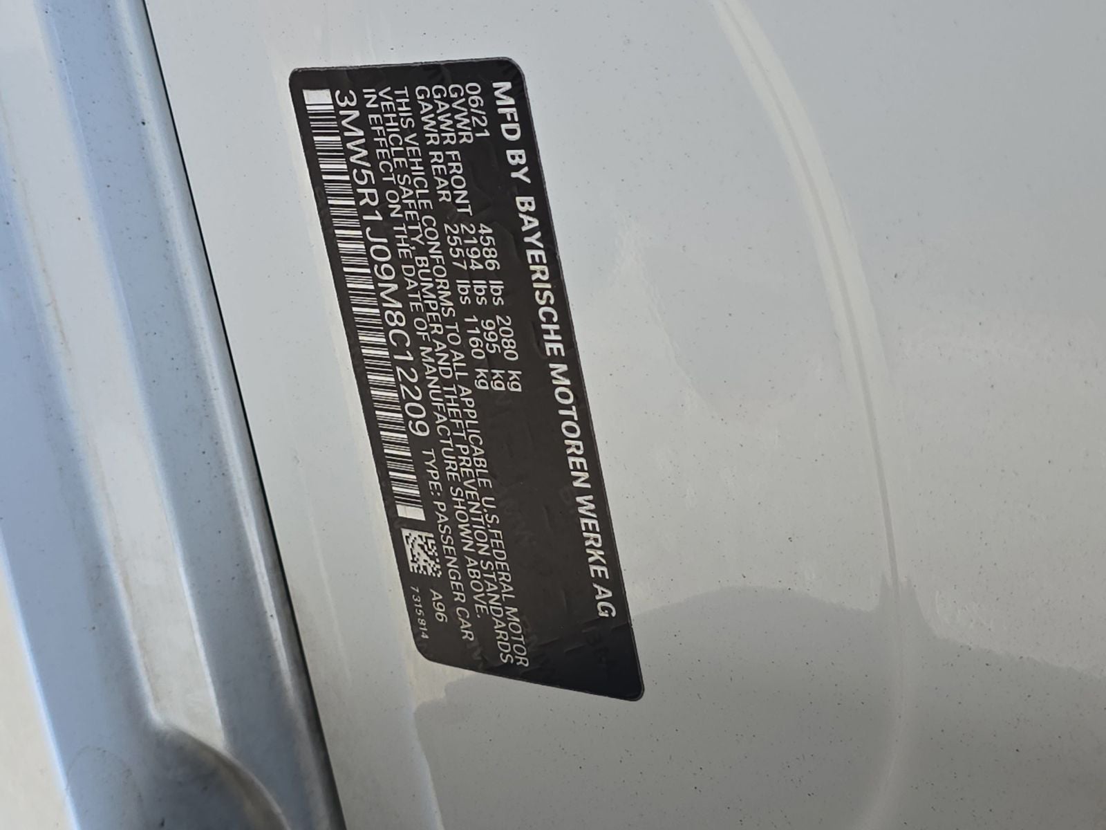 2021 BMW 3 Series 330i