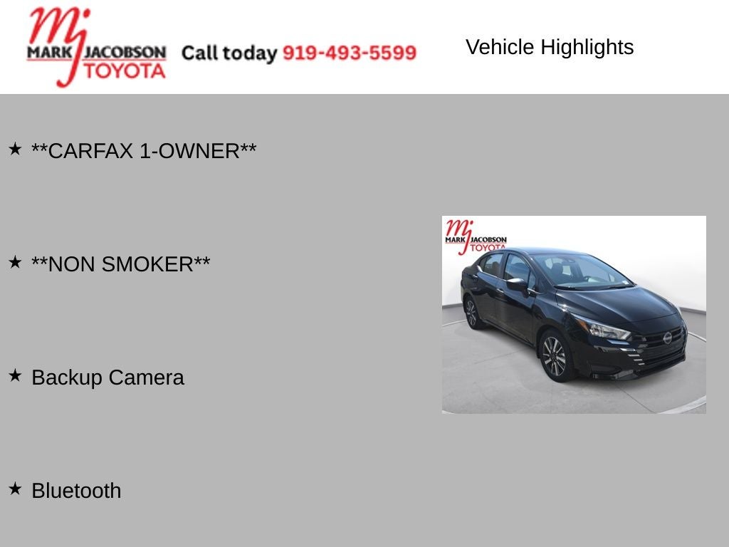 2025 Nissan Versa 1.6 S