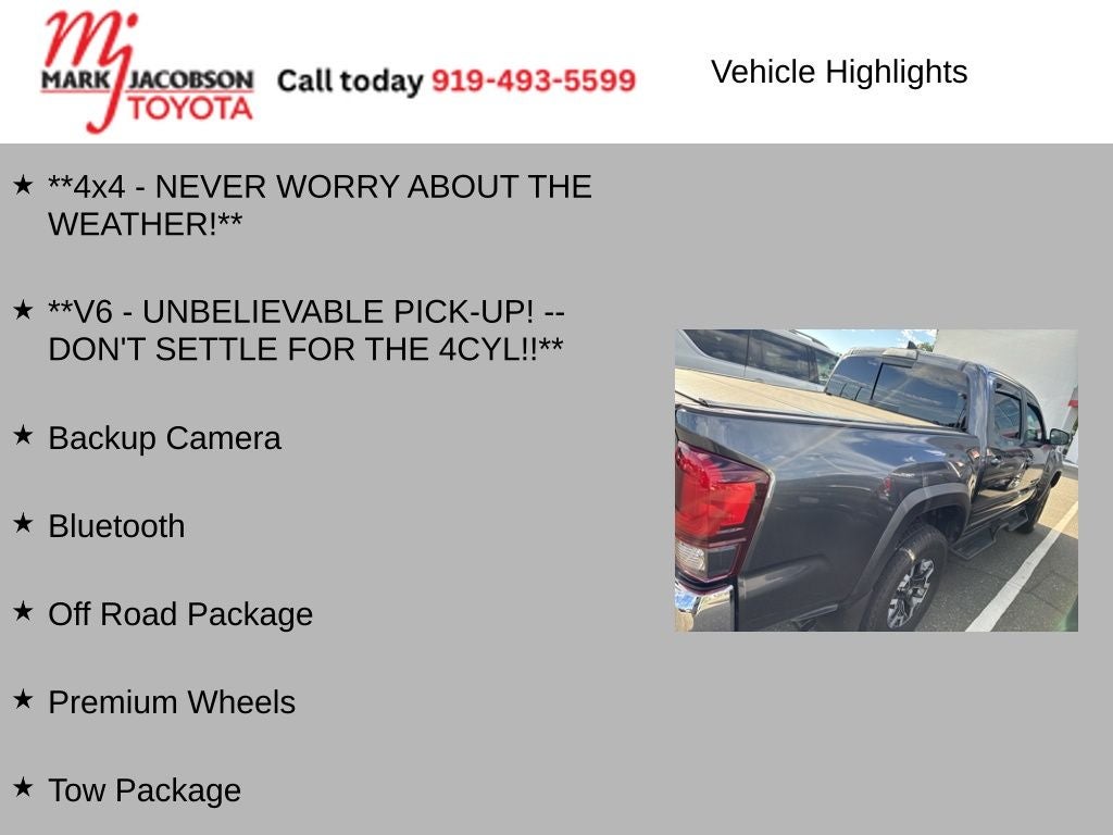 2019 Toyota Tacoma SR V6