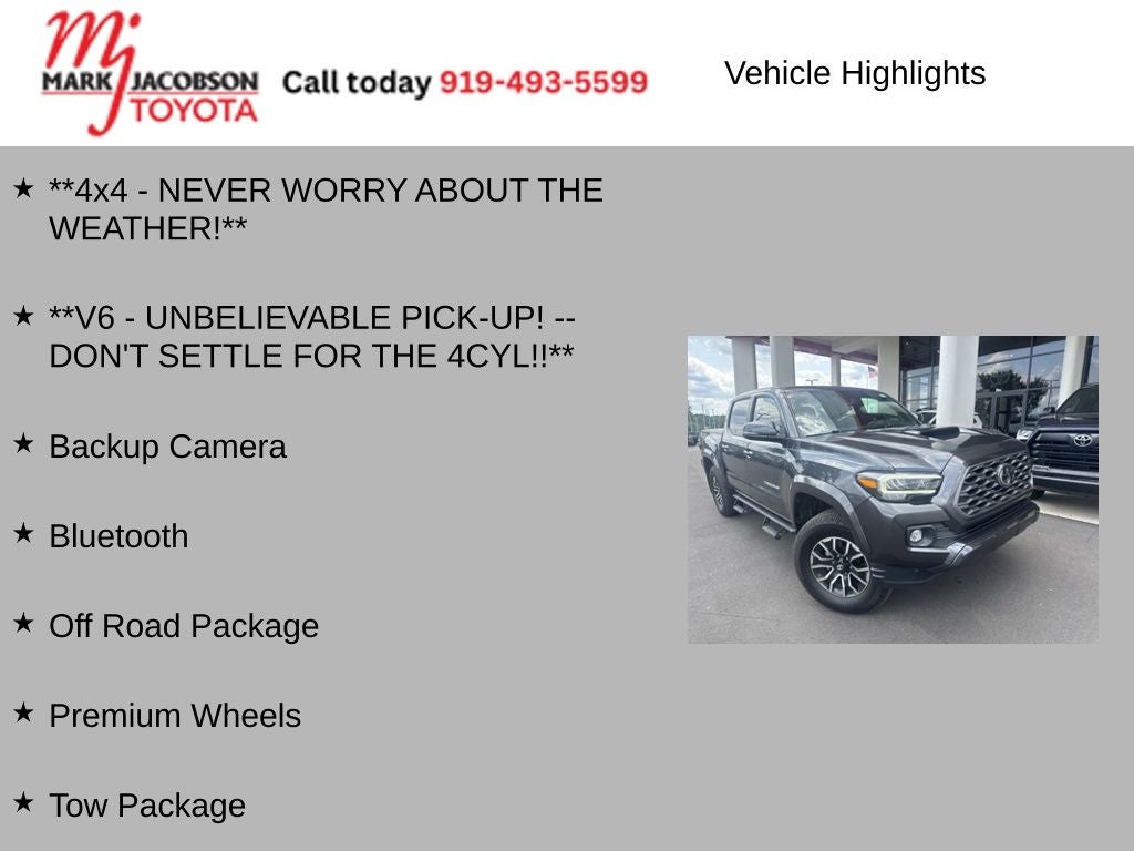 2022 Toyota Tacoma TRD Sport V6