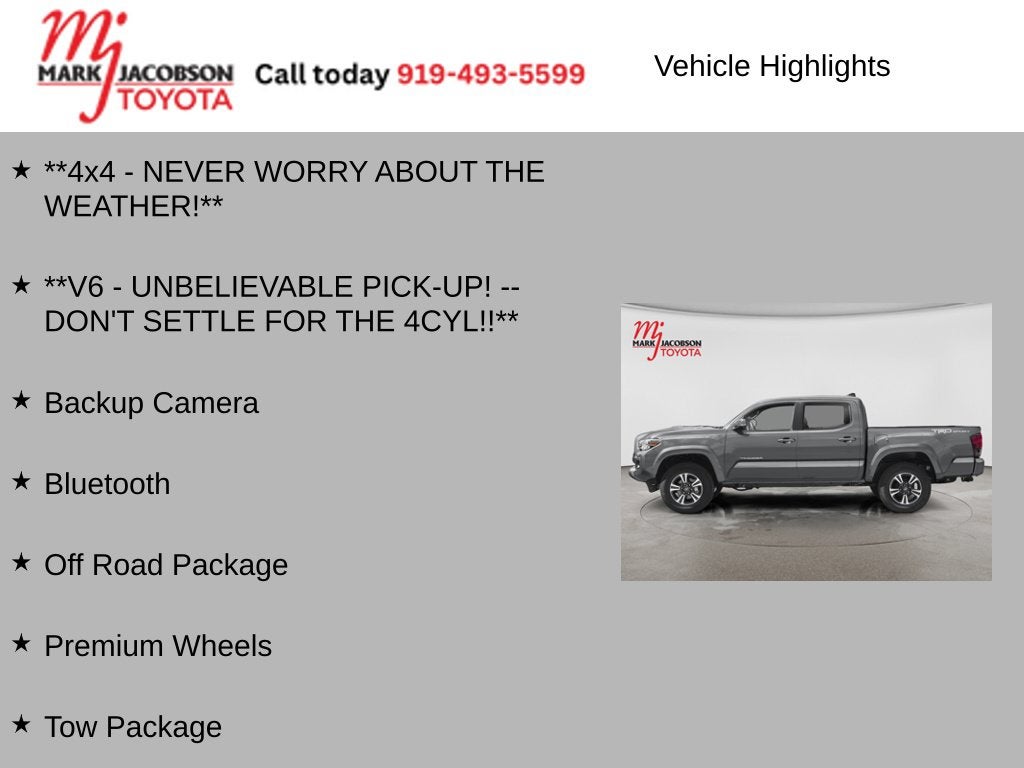 2019 Toyota Tacoma TRD Sport V6
